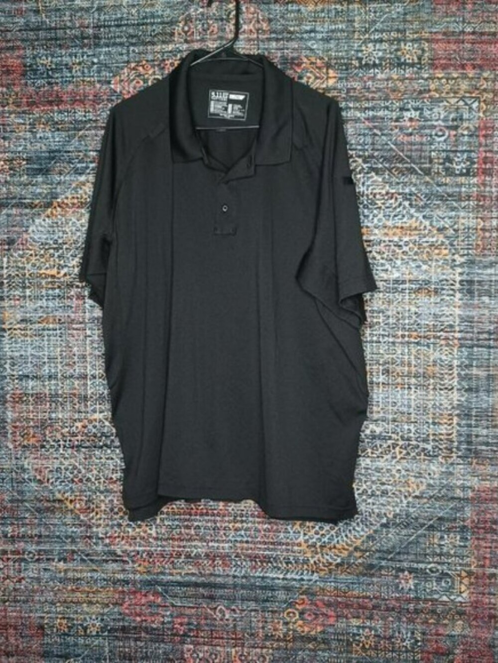 511 Tactical mens solid black Performance polo shirt 2XL 71049 EUC